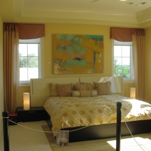 The master bedroom.