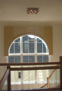 The upstairs landing.