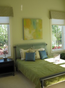 The first-floor guest room.
