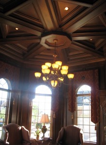 The study off the foyer.