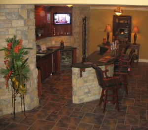 Another bar--this time in the lower level.