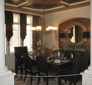 The dining room.