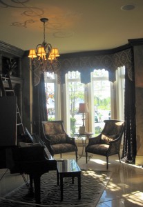 The music room off the foyer.