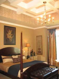 The master bedroom.
