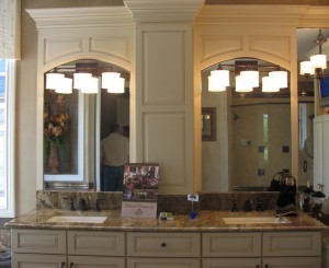 The master bath.