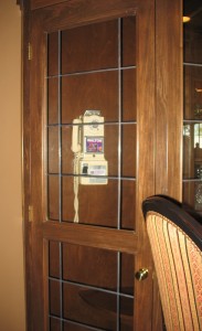This phone booth in the lower level was kind of fun.