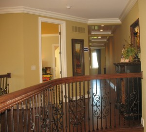 Upstairs hallway.