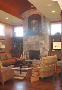 The hearth room.