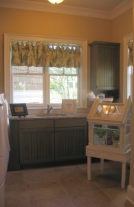 Laundry room.