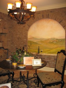 Wine tasting room.
