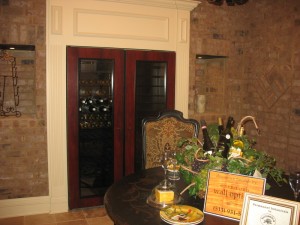 Wine tasting room.