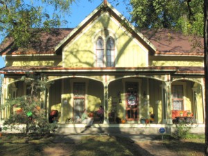 This Gothic Revival home built in 1855 was one of my absolute favorites on the tour.