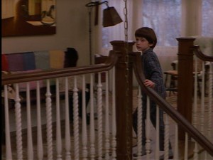 Ben at the upstairs landing.