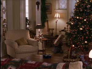 The Christmas tree.