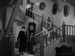 A view of the staircase.