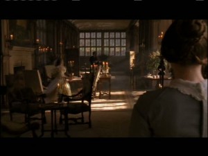 Jane enters the drawing room.
