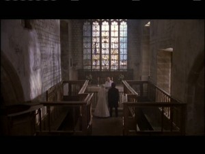 The wedding scene.