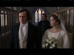 The wedding is interrupted. Someone knows a good reason why Rochester and Jane shouldn't be married.