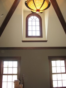 Upstairs loft used as a study.