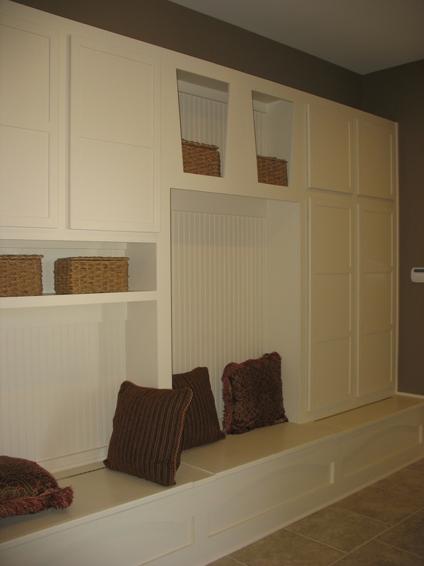 Mudroom off back entrance.