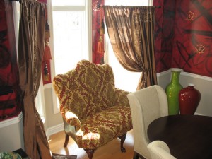 Dining room window nook.