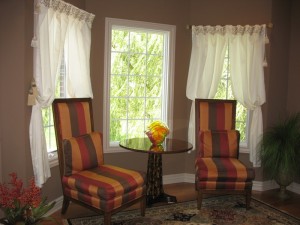 Sitting room off the master bedroom.