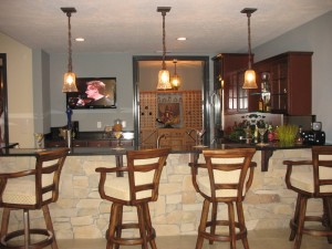 Lower-level bar.