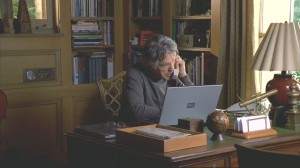William Walker in his study.