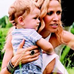 Sheryl Crow and son Wyatt on farm Sheryl Crow and son Wyatt on farm