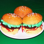 Hamburger-Cupcakes Hamburger-Cupcakes