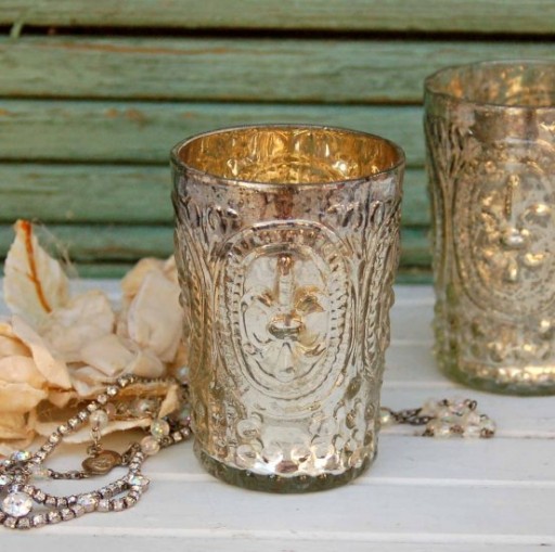 Heather Bullard-silver fleur de lisle votive Heather Bullard-silver fleur de lisle votive