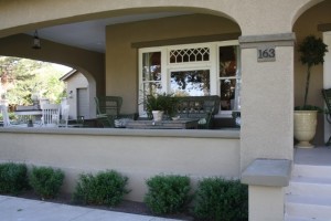 opened-up wraparound porch