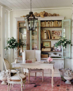 Patina Style - sunroom office space
