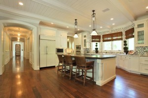 kitchen island with bar stools 2