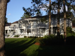 back of Sea Island house before
