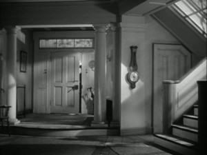 front hall of Gull Cottage