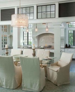 Victoria Grayson's dining table-Wrightsville Beach Mag