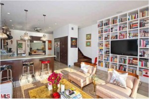 Kate Walsh's house-hearth room off kitchen