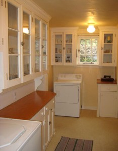 butler's pantry in bee cottage before