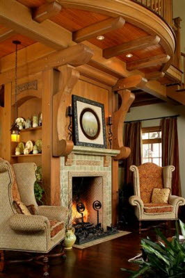 living room fireplace