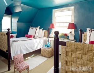 teal bedroom bee cottage HB