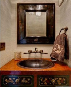 powder room sink