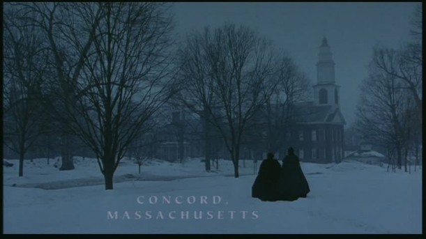 Little Women opening scene Massachusetts