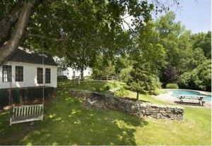 backyard and pool