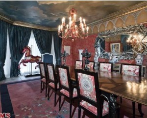 Christina Aguilera's house-dining room