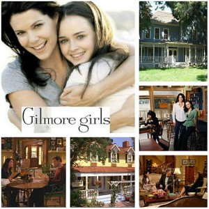 Gilmore Girls Lorelai Rory sets collage