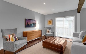 TV room after