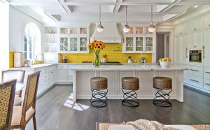 kitchen with yellow tile 2