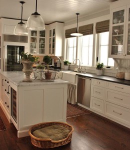 white kitchen-For the Love of a House
