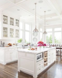white kitchen from BHG